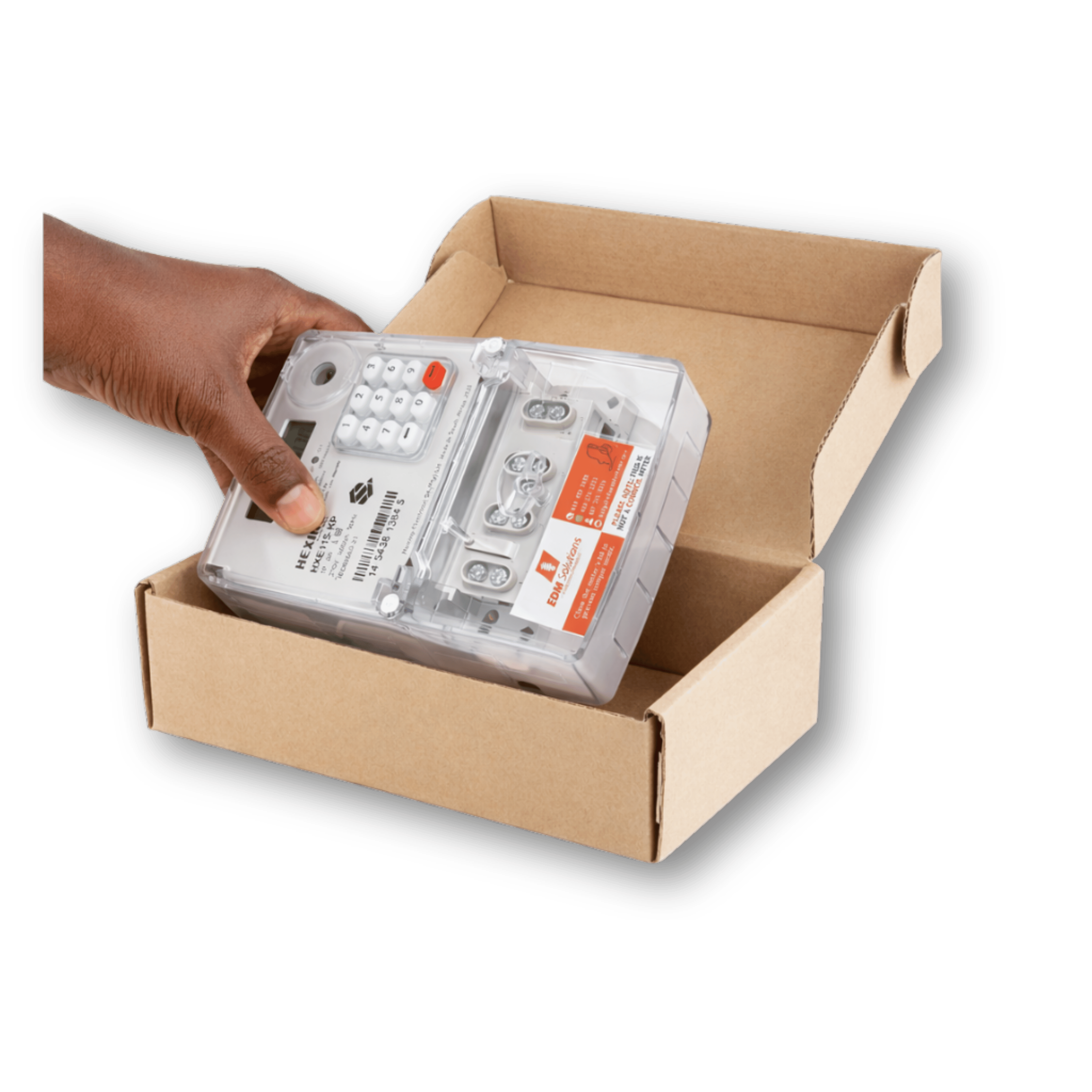 Hexing HXE115-KP Prepaid Meter (Keypad BS Footprint)
