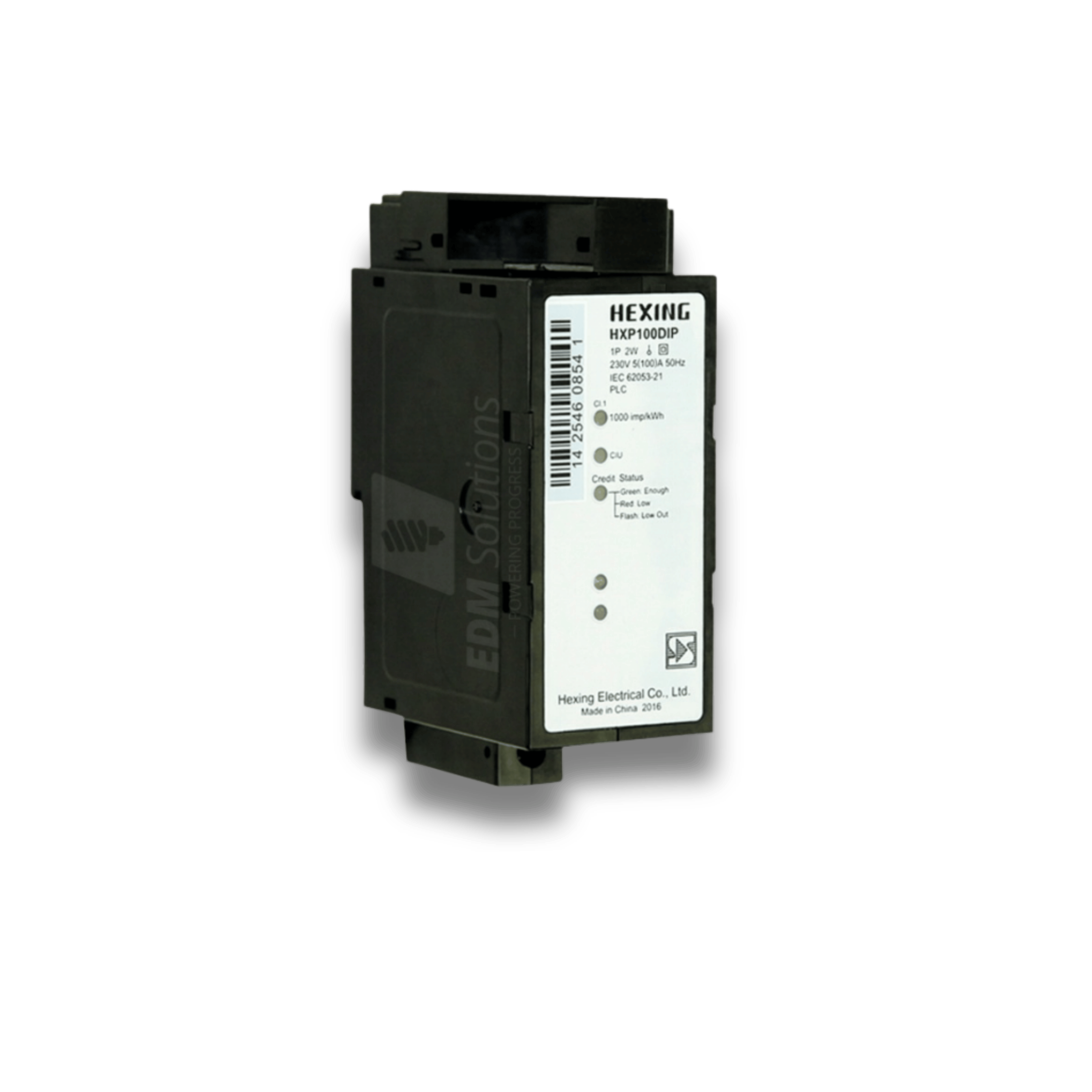 Hexing HXP100DI Single Phase DIN Rail Split Prepaid Electricity Meter