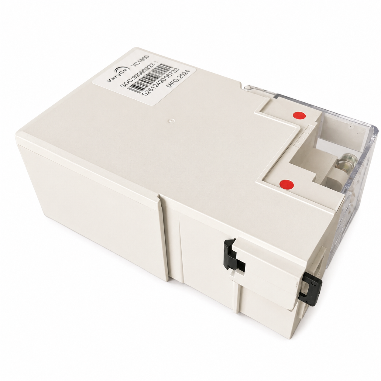VeryCo VC1800 Single Phase DIN Rail Split Prepaid Electricity Meter