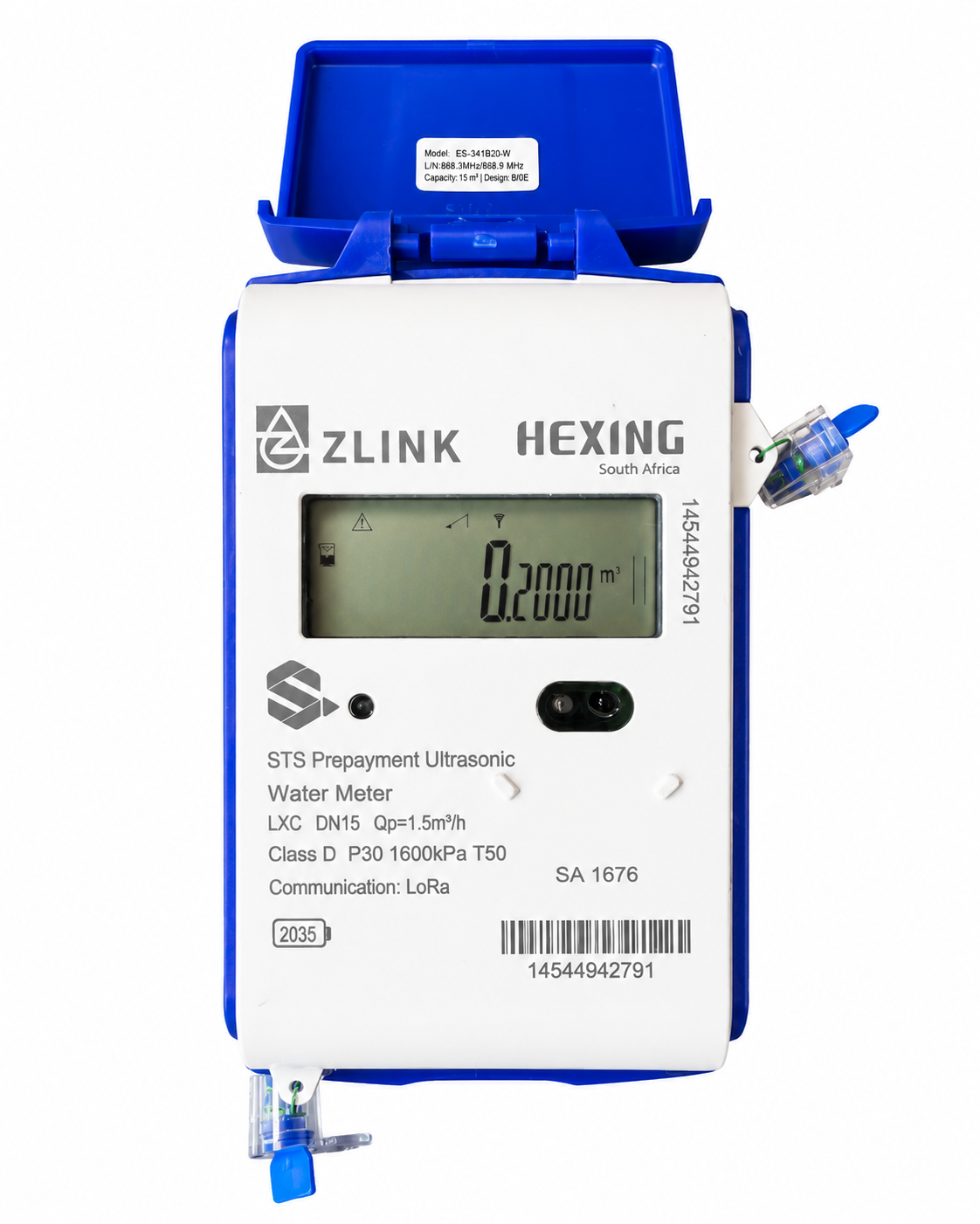 Zlink Ultrasonic Prepaid Water Meter DN15/20