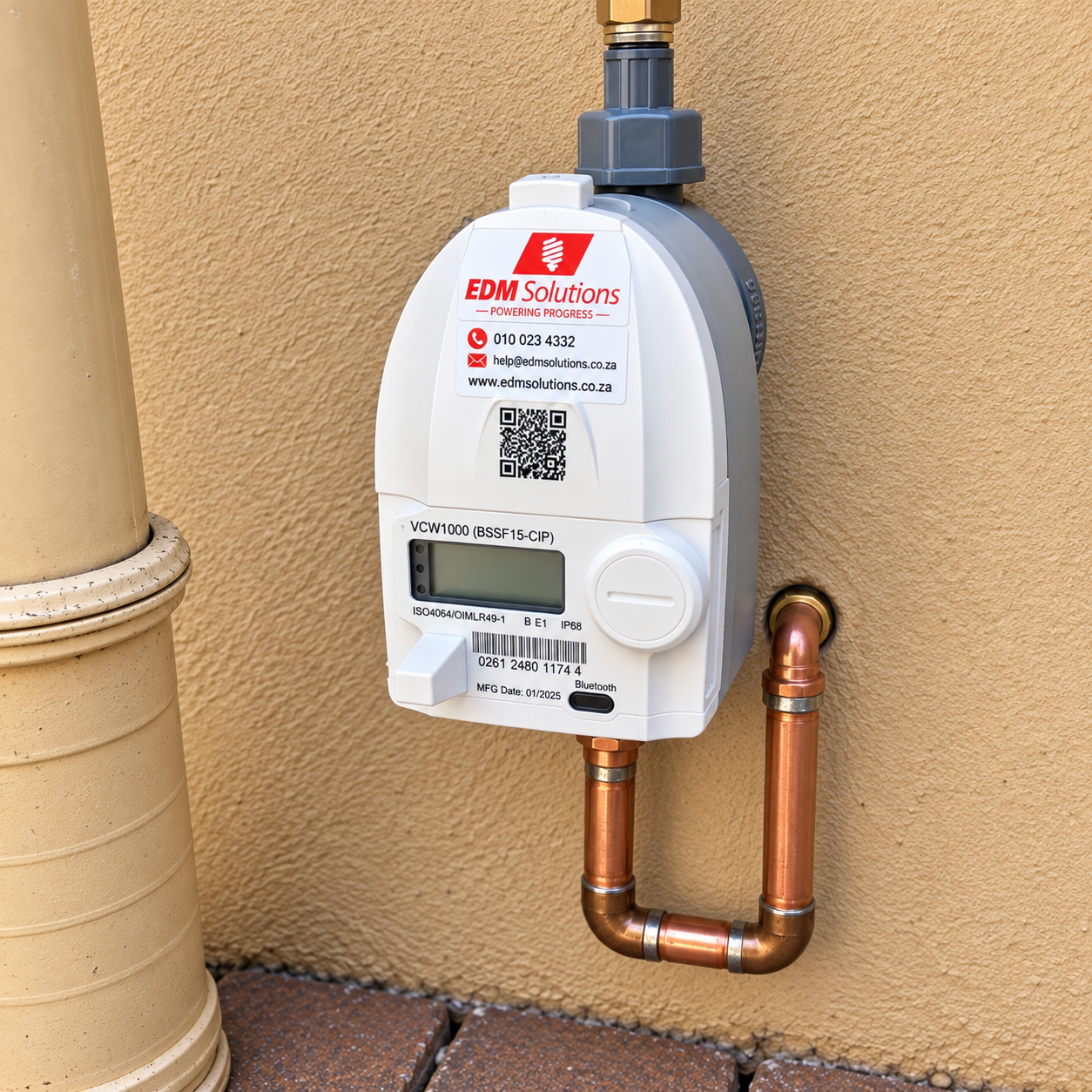 VCW1000 Smart STS Prepaid Water Meter with CIU