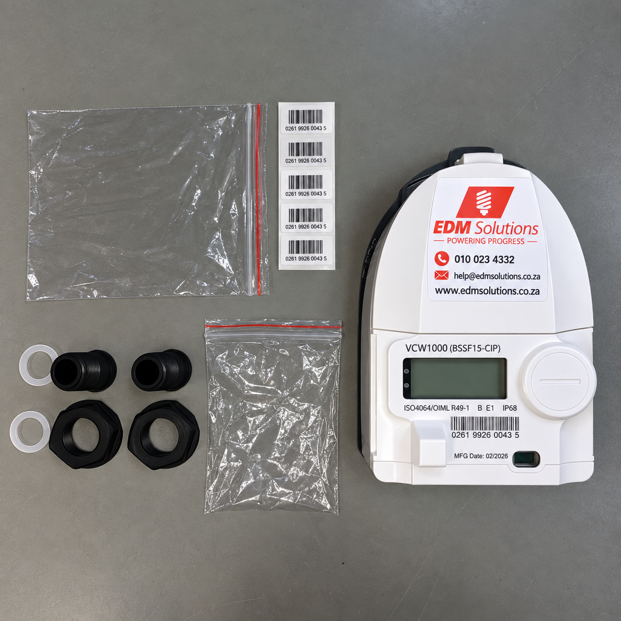 VCW1000 Smart STS Prepaid Water Meter with CIU