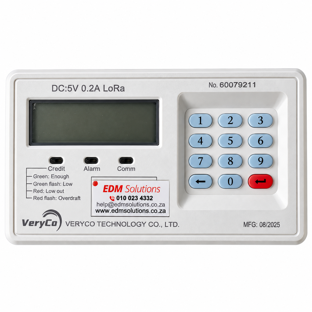 VCW1000 Smart STS Prepaid Water Meter with CIU